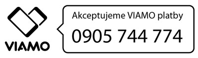 možnosť prispievania zasielaním príspevku cez VIAMO na telefónne číslo 0905744774.