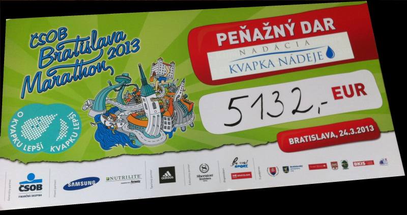 Organizátori populárneho ČSOB Bratislava Marathonu sa rozodli byť O KVAPKU LEPŠÍ.