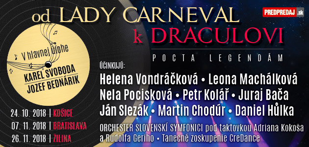 Benefičný koncert „Od LADY CARNEVAL k DRACULOVI